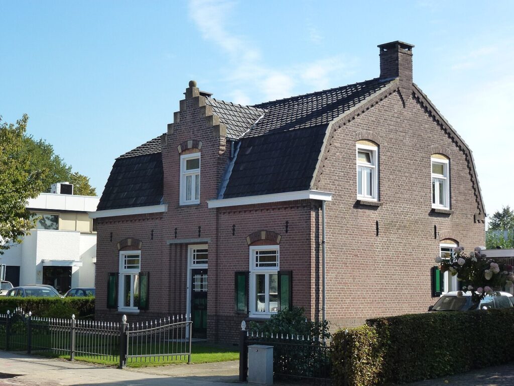 Gemeentelijk monument aan Dorpsstraat 152 in Mierlo in 2013.